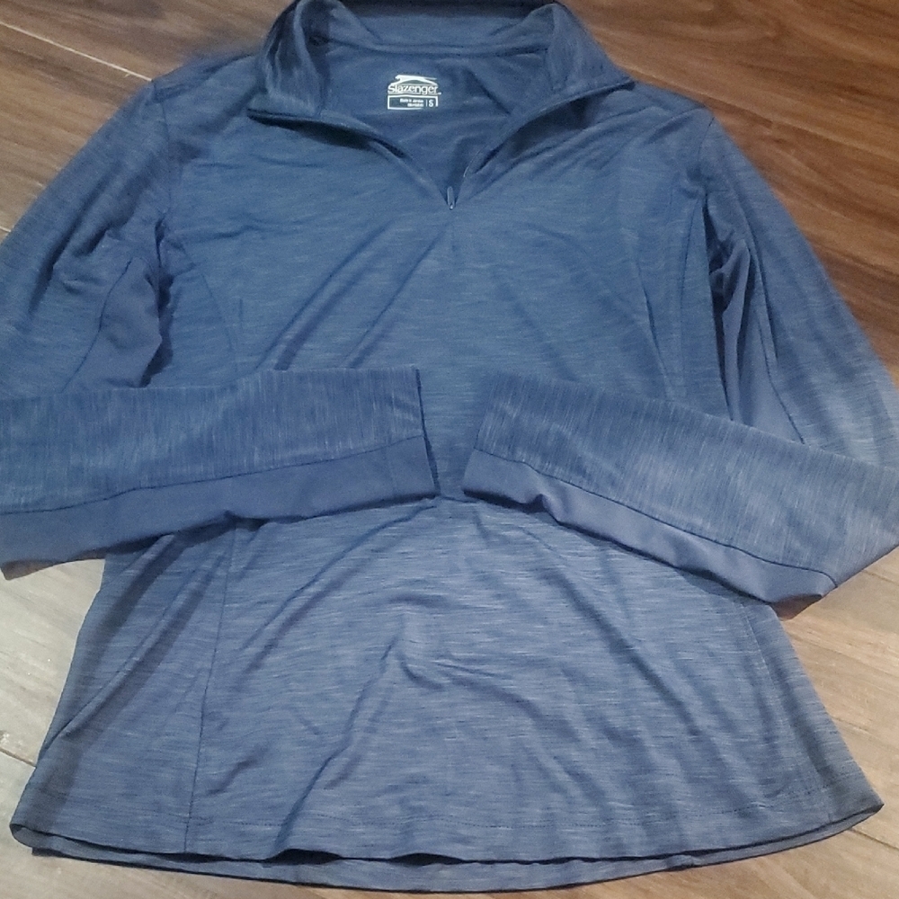 Slazenger Navy Quarter-Zip Pullover - Picture 4 of 6